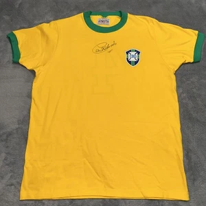 Carlos "Capita" Alberto vorne signiertes Trikot Brasilien WM 1970 #4 Athleta - Bild 1 von 13