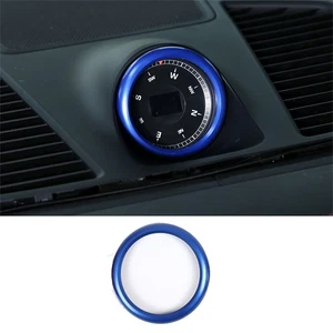 Alloy Blue Dash Clock Ring Trim For Porsche Panamera 10-16 Cayenne 911 Macan 718 - Picture 1 of 9