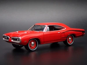 1970 70 Dodge Coronet Super Bee Orange 1:64 Scale Diorama Diecast Modello Auto - Foto 1 di 8