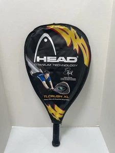 HEAD Ti.Crush XL Racquet With Cover Titanium Technology, Sudsy Monchik 3 5/8” - Picture 1 of 7