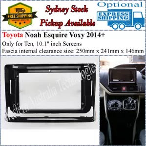 For 10 Ten Inch Screen Fascia facia Fits Toyota Esquire Noah Voxy 2014+* - Picture 1 of 4