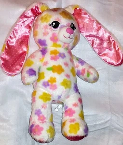 BAB BUILD-A-BEAR Blossom Bunny Rabbit Pastel Flowers 15” Plush Stuffed Toy - Picture 1 of 10