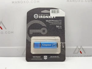 Kingston IronKey Vault Privacy 50 16 Go USB crypté | FIPS 197 | AES- - Photo 1/1