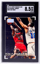 1993 Stadium Club #169 Michael Jordan First Day Issue SGC 8.5