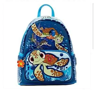 Loungefly Disney Pixar Finding Nemo Squirt and Crush Mini Backpack - Picture 1 of 11