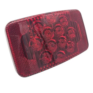 LED Stop Tail Light 24V Brake Light Red Lens TYRI 1409A - Picture 1 of 4