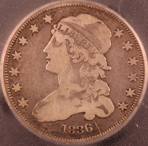 1836 25C Capped Bust Quarter ICG VG10 Cover