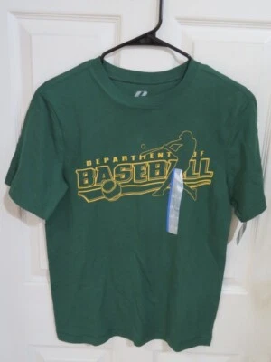 Nueva Camiseta ProSpirit Departamento de Béisbol Verde y Amarilla Juvenil Grande 12/14 Foto 1 de 3