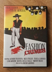 GIALLO FASHION CRIMES 1989 ANTHONY FRANCIOSA TERESA LEOPARDI MILES O'KEEFE DVD-R - Imagen 1 de 9
