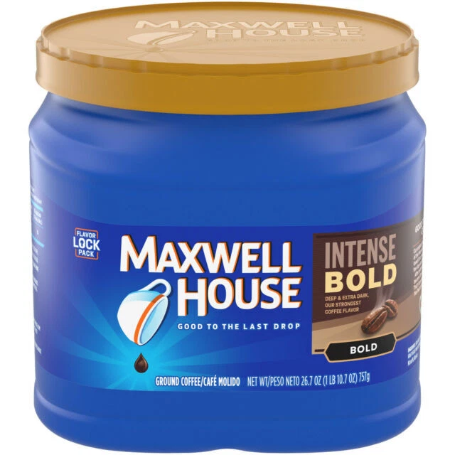 Maxwell House Dark Intense Bold Ground Coffee - 26.7 oz