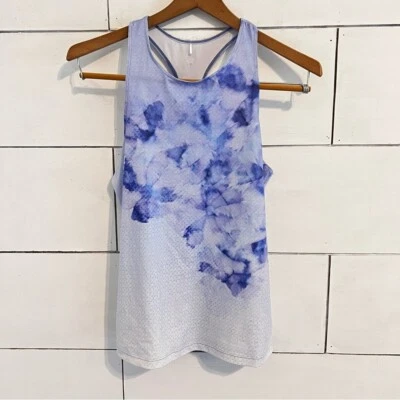 Camiseta sin mangas de yoga PrAna Supernova Boost Flora estampada cuello alto. Talla S Foto 1 de 4