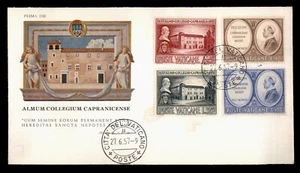 DR WHO 1960 VATICAN FDC COLLEGE C337536 - Picture 1 of 2