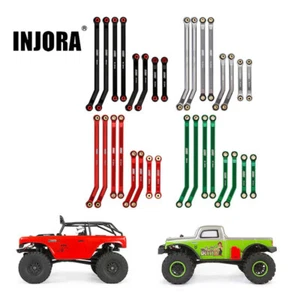 INJORA Aluminum High Clearance 4 Links Set for 1/24 Axial SCX24 Deadbolt Betty - Picture 1 of 25