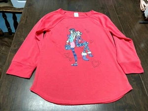  NWOT The Children's Place Neon Coral Girl's  Pajama Top Size Girl's XL 14 - Picture 1 of 2