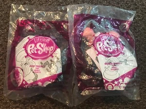 Littlest Pet Shop McDonald's Happy Meal Toys Lot #1 Zoe Trent & #2 Minka Mark - Picture 1 of 4