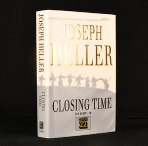 1994 Closing Time Joseph Heller Signed First UK Edition Dustwrapper - Picture 1 of 7