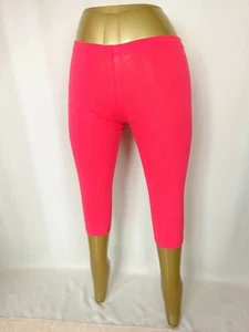 Women Leggings 3/4 Sport Fitness Yoga New Size: S SMALL FR36 US4 - Picture 1 of 6