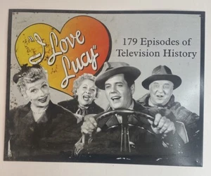 I Love Lucy 179 Episoden der Fernsehgeschichte Blechschild - Bild 1 von 3
