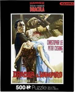 Dracula Hammer Film 500 Piece Jigsaw Puzzle 480mm x 350mm - Picture 1 of 5