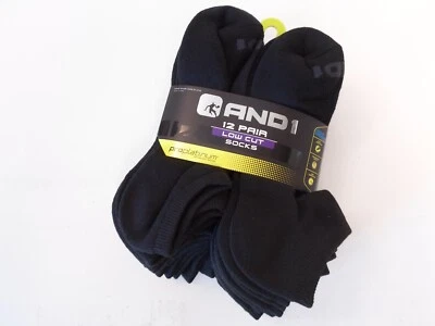 AND1 Negro 12 Pares ProPlatino Corte Bajo Show Calcetines Arco Compresión Proplatino Foto 1 de 4