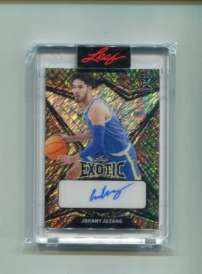 2022-23 Leaf Exotic Basketball Autographs Johnny Juzang Rookie Auto 6/7 - Image 1 of 2