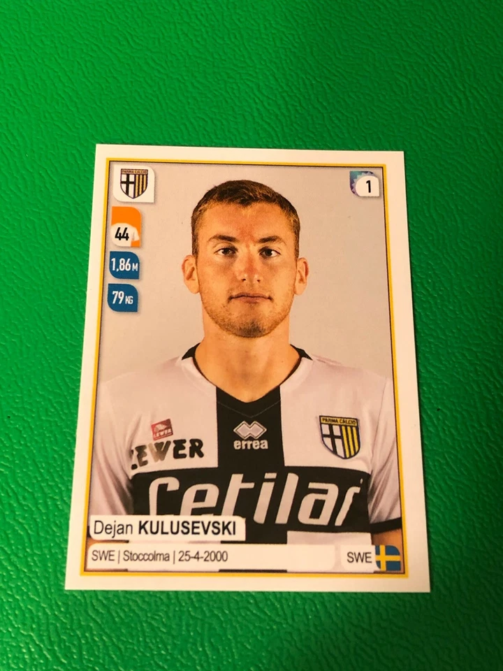 PANINI DEJAN KULUSEVSKI ROOKIE STICKER JUVENTUS 2020 SWEDEN STAR PLAYER - Image 1 of 1
