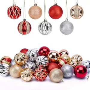 Christmas Ball Ornaments for Christmas Decorations,30Pcs Christmas Tree - Picture 1 of 7