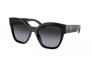 Prada Sunglasses PR 17ZS 1AB09S Black grey Woman