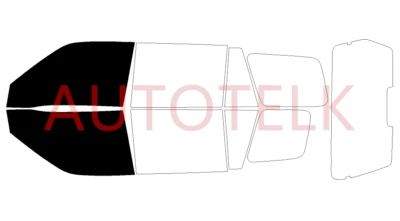 Película precortada ventanas delanteras de dos puertas cualquier tono % para Suzuki XL-7 2004-2006 Foto 1 de 4