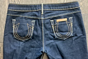 NWOT Gorgeous Womens TRUE RELIGION Stretch Skinny Jeans 30 x 28 MADE in USA - Picture 1 of 11