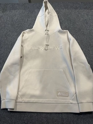Толстовка мужская Alphalete M бежевая толстовка с капюшоном LDB больше элементов пуловер спортзал KE9 - Изображение 1 из 4