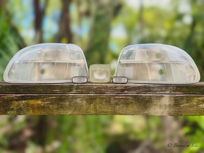 Custom Honda del Sol Clear JDM Taillights, JDM/EDM Rear Fog & JDM Side Markers - Image 1 of 4