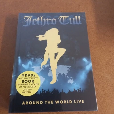 JETHRO TULL (Around The World Live) [4DVD] +BOOK [2013] Nuovo Sigillato Eagle - Immagine 1 di 4