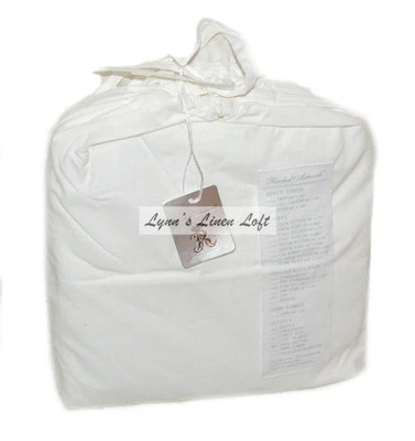 RACHEL ASHWELL COUTURE 2 KING PILLOWCASES Liliput White Ruffle Zipper $138 - Image 1 of 4
