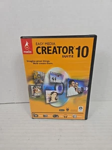 Roxio Easy Media Creator 10 Suite - Software Disc, Manual and CD Key - Picture 1 of 4