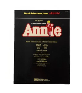 Annie Vocal Selections Broadway Musical Sheet Music 1977 Strouse Meehan - Picture 1 of 4