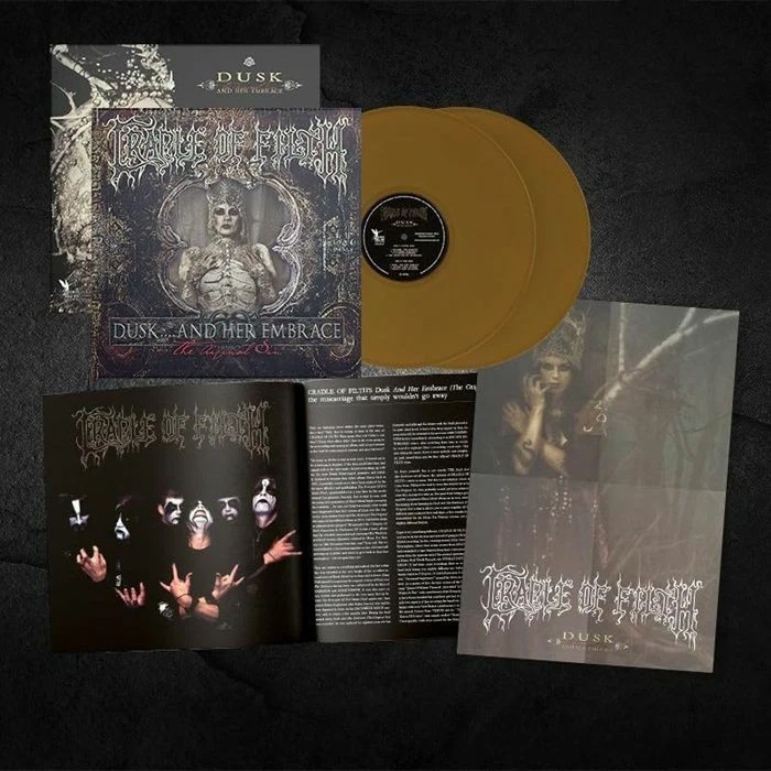 CRADLE OF FILTH - Dusk & Her Embrace (remastered) - GOLD VINYL 2XLP + POSTER - Image 1 of 1