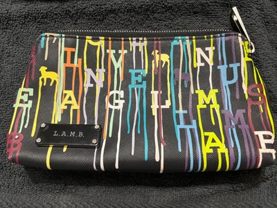 Bolsa/bolsa de cosméticos por goteo de pintura L.A.M.B Foto 1 de 4