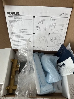 Kohler 26431-4-CP RIFF Bathroom Sink Faucet, 1.2 GPM Chrome New Open Box - Image 1 of 4