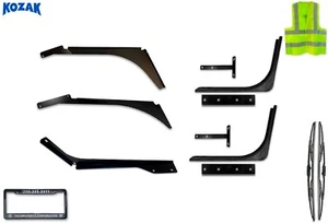 7Pc Set Top&Bottom Cab Fairing Brackets Left Compatible with Volvo VNL 2004-2017 - Picture 1 of 9