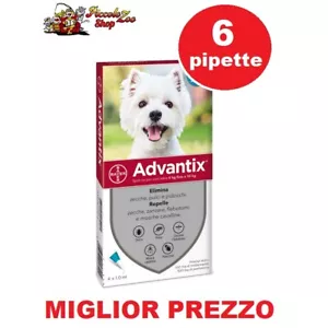 Advantix cane 4-10kg 6 pipette antiparassitario per cani da 4 fino a 10kg - Foto 1 di 2