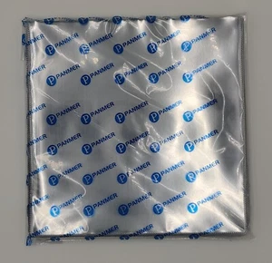100 X 12" PVC RECORD SLEEVES VINYL COVERS STRONG ORANGE PEEL 140 MICRON STITCHED - Picture 1 of 10