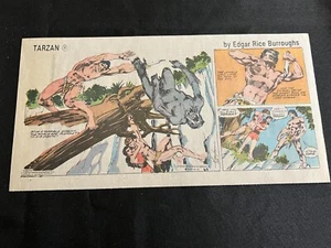 Tira cómica de tercera página #13 Tarzán de Mike Grell Sunday 6 de febrero de 1983 ERB - Imagen 1 de 1