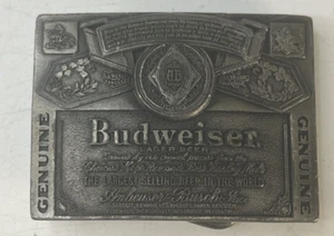 Budweiser Metal Belt Buckle - Picture 1 of 4
