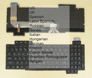 Keyboard for ASUS ROG Strix GL503VD GL503VM GL503GE GL703GE GL703VD GL703VM, RGB - Picture 1 of 23
