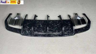 Difusor trasero de fibra de carbono forjado con puntas para Mercedes Benz W218 CLS63  Foto 1 de 4