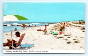 Vintage FL Postcard Gulf Beach Madeira Beach Florida St. Petersburg Unposted - Picture 1 of 2