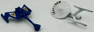 1979 Dinky Toys Star Trek Klingon Cruiser & USS Enterprise Die-Cast Spaceships - Picture 1 of 13