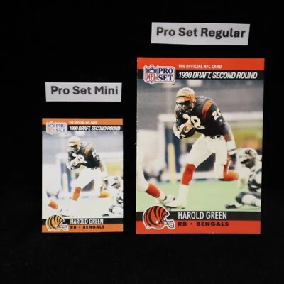 1990  Harold Green RC Cincinnati Bengals Pro Set Mini #707 ... See Description - Image 1 of 2