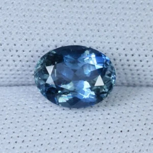 1,64 ct GIT" BESTER GLANZ SANTA AQUABLAU / NATÜRLICHER AQUAMARIN - ovales Video - Bild 1 von 4